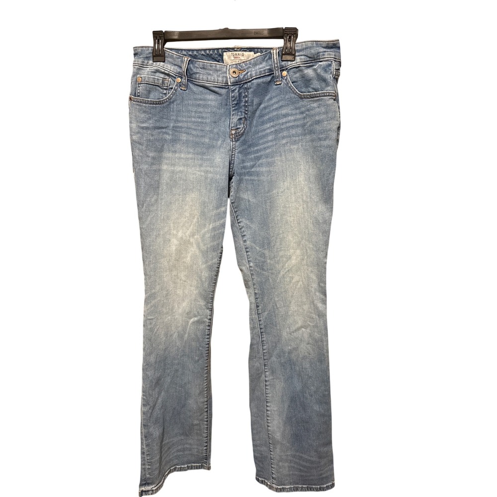 Torrid Denim Women's Jeans Size 12R Blue Wash First At Fit Bootcut, Factory Fade